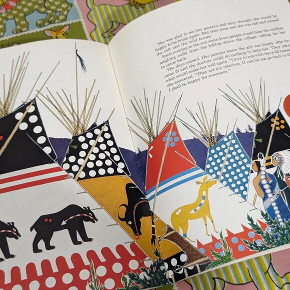 The Girl Who Loved Wild Horses | Vintage Children's Book - Picture 8 of 10